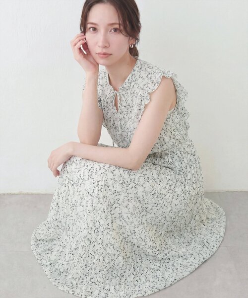natural couture(ナチュラルクチュール)の「プリーツスリーブノースリワンピース(ワンピース・レディース・その他1/その他2/その他3/その他4・FREE)」の12枚目の写真