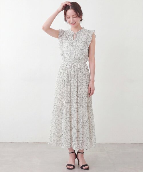 natural couture(ナチュラルクチュール)の「プリーツスリーブノースリワンピース(ワンピース・レディース・その他1/その他2/その他3/その他4・FREE)」の13枚目の写真