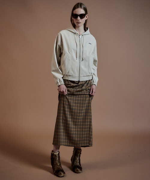 MAISON SPECIAL（メゾンスペシャル）の「Fur-Like Square Short Boots/ファーライクスクエアショートブーツ（ブーツ・レディース・ブラウン/ブラック・36/37/38）」の15枚目の写真