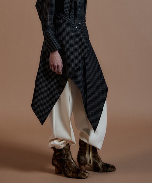 MAISON SPECIAL（メゾンスペシャル）の「Fur-Like Square Short Boots/ファーライクスクエアショートブーツ（ブーツ・レディース・ブラウン/ブラック・36/37/38）」の18枚目の写真