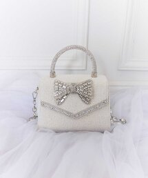 Belle Charme | 【Belle Charme】Crystal Ribbon Chain Bag(ショルダーバッグ)