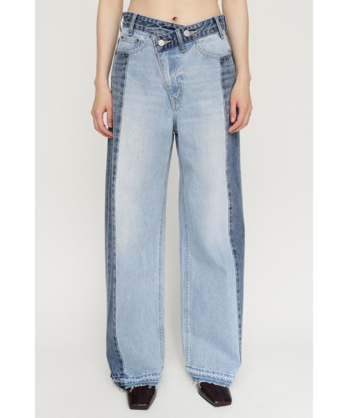 SLY(スライ)の「TONAL MIX DENIM PT トーナルミックスデニムパンツ 夏服 秋服 冬服(デニムパンツ・レディース・ブラック系その他2/ブルー系その他・0/2/1)」の15枚目の写真