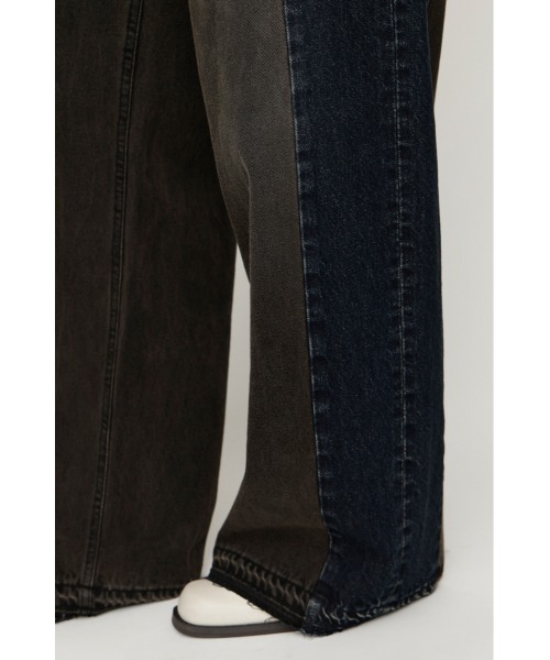 SLY(スライ)の「TONAL MIX DENIM PT トーナルミックスデニムパンツ 夏服 秋服 冬服(デニムパンツ・レディース・ブラック系その他2/ブルー系その他・0/2/1)」の11枚目の写真