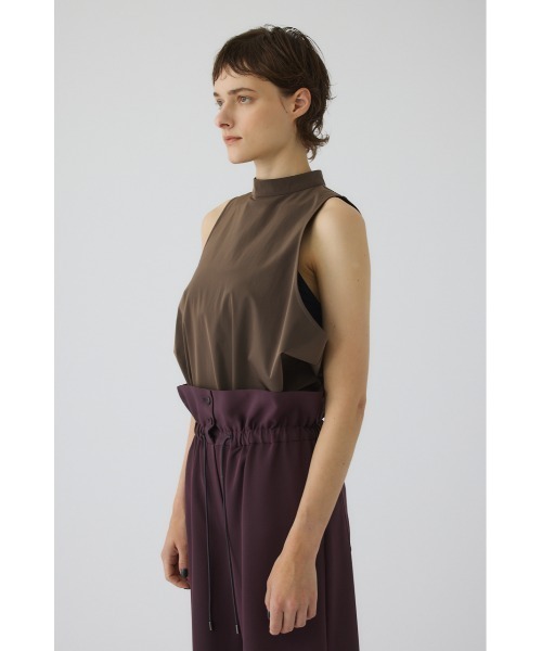RIM.ARK（リムアーク）の「Bottle neck oversized tunic(ボトルネック オーバーサイズド チュニック)（その他トップス・レディース・ブラウン/ブラック/アイボリー・FREE）」の8枚目の写真