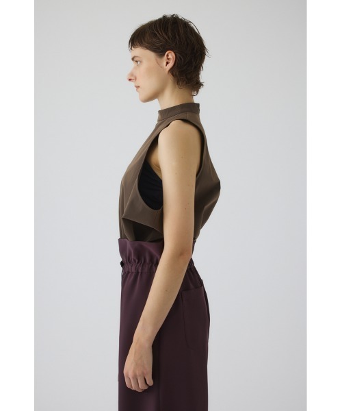 RIM.ARK（リムアーク）の「Bottle neck oversized tunic(ボトルネック オーバーサイズド チュニック)（その他トップス・レディース・ブラウン/ブラック/アイボリー・FREE）」の9枚目の写真