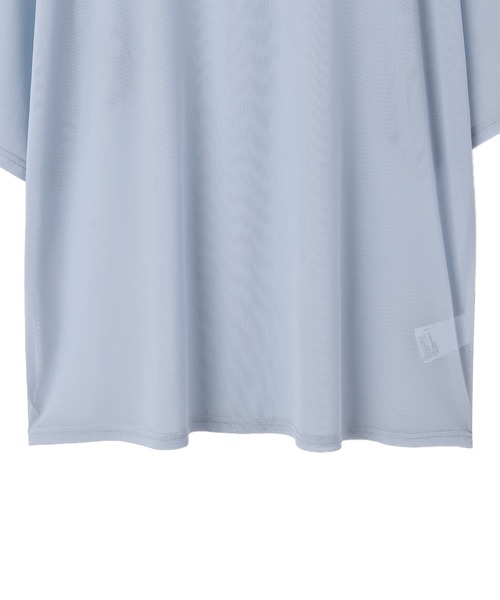 STYLE DELI(スタイルデリ)の「【BLK001】シアー半袖プルオーバー(Tシャツ/カットソー・レディース・ブラック/ブルー/イエロー・FREE)」の11枚目の写真