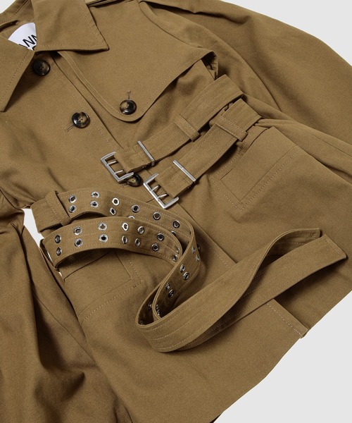 GANNI（ガニー）の「Workwear Canvas Short Peplum Jacket（その他アウター・レディース・その他1・38）」の9枚目の写真