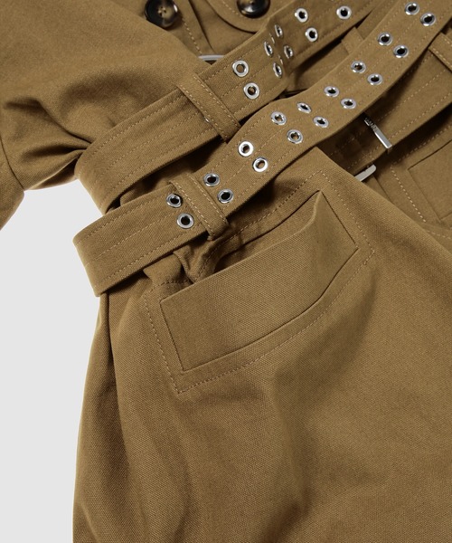 GANNI（ガニー）の「Workwear Canvas Short Peplum Jacket（その他アウター・レディース・その他1・38）」の10枚目の写真