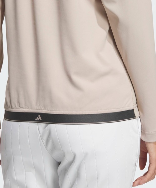 adidas（アディダス）の「女性用フロストガード モックネックシャツ長袖 / ロンT 【adidas Golf/アディダスゴルフ】（Tシャツ/カットソー・レディース・ブラウン・MEDIUM/LARGE/SMALL/X-LARGE）」の3枚目の写真