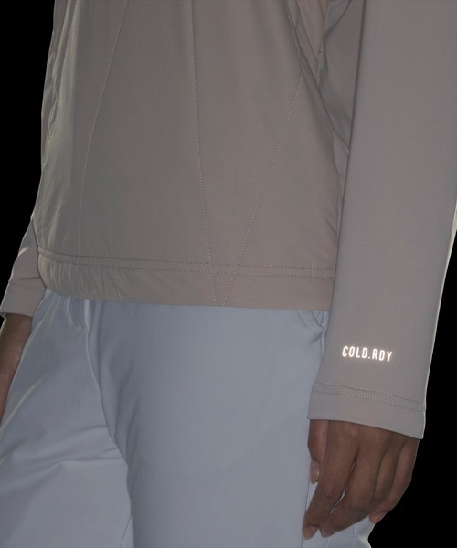 adidas（アディダス）の「女性用フロストガード モックネックシャツ長袖 / ロンT 【adidas Golf/アディダスゴルフ】（Tシャツ/カットソー・レディース・ブラウン・MEDIUM/LARGE/SMALL/X-LARGE）」の4枚目の写真