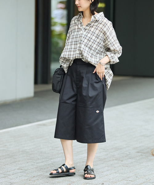 Dickies(ディッキーズ)の「【Dickies ×JS】 ダブルニー ショーツ(その他パンツ・レディース・ブラック・36/38)」の7枚目の写真