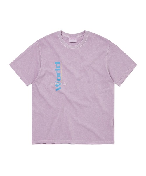 thisisneverthat（ディスイズネバーザット）の「From the World Tee（Tシャツ/カットソー・メンズ・グレー系その他/レッド系その他・M/L/S/XL）」の2枚目の写真