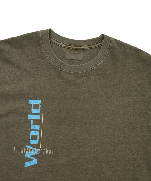 thisisneverthat（ディスイズネバーザット）の「From the World Tee（Tシャツ/カットソー・メンズ・グレー系その他/レッド系その他・M/L/S/XL）」の3枚目の写真