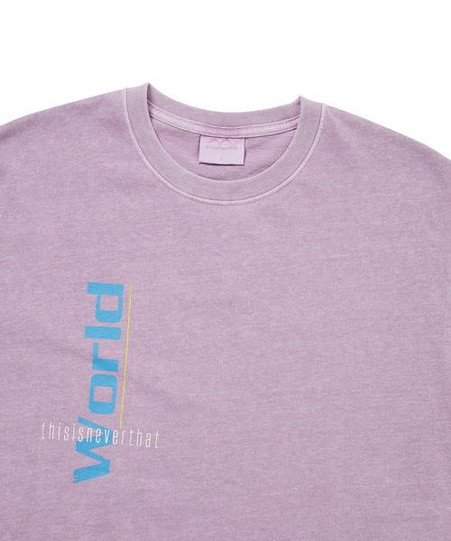 thisisneverthat（ディスイズネバーザット）の「From the World Tee（Tシャツ/カットソー・メンズ・グレー系その他/レッド系その他・M/L/S/XL）」の5枚目の写真