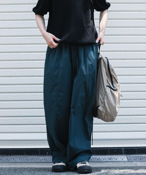 EKAL(エカル)の「MoLightテーパードパンツ(その他パンツ・レディース・グリーン/ブラック・ONE)」の11枚目の写真