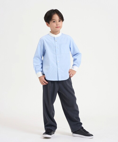 COMME CA ISM(コムサイズム)の「【オンライン限定】ノーカラーセットアップスーツ(スーツセット・キッズ・ネイビー/ブラック・110cm/140cm/150cm/130cm/120cm/160cm)」の16枚目の写真