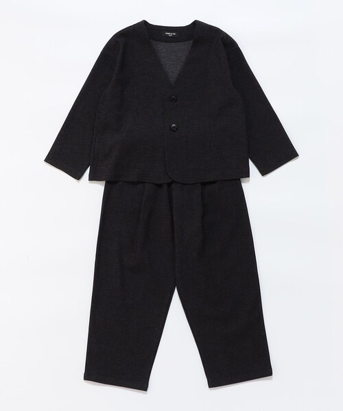 COMME CA ISM(コムサイズム)の「【オンライン限定】ノーカラーセットアップスーツ(スーツセット・キッズ・ネイビー/ブラック・110cm/140cm/150cm/130cm/120cm/160cm)」の17枚目の写真