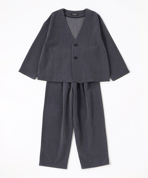 COMME CA ISM(コムサイズム)の「【オンライン限定】ノーカラーセットアップスーツ(スーツセット・キッズ・ネイビー/ブラック・110cm/140cm/150cm/130cm/120cm/160cm)」の18枚目の写真