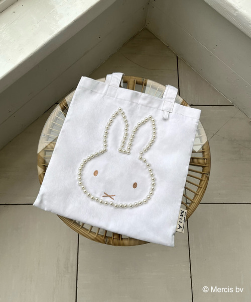 MIIA(ミーア)の「miffy パールダイカットトートバッグ(トートバッグ・レディース・オフホワイト・FREE)」の13枚目の写真