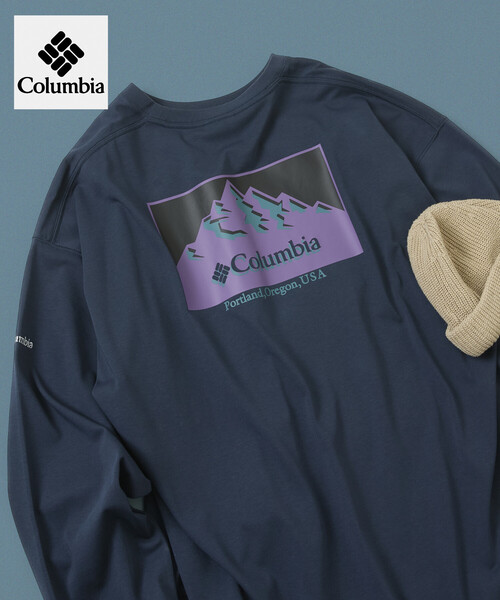 Columbia(コロンビア)の「限定展開 Columbia×FREAK'S STORE 別注 インペリアルパーク バックプリント ロングスリーブTシャツ(Tシャツ/カットソー・メンズ・ブルー系その他/ライトグレー/オフホワイト/その他/ネイビー/ベージュ系その他/グレー/チャコールグレー/ダークグレー/ブラック/ホワイト/ベージュ・SMALL/MEDIUM/LARGE/X-LARGE)」の11枚目の写真