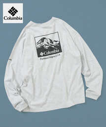 限定展開 Columbia×FREAK'S STORE 別注 インペリアルパーク バックプリント ロングスリーブTシャツ