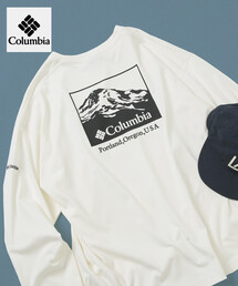 限定展開 Columbia×FREAK'S STORE 別注 インペリアルパーク バックプリント ロングスリーブTシャツ