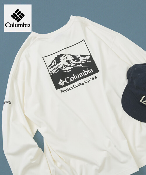 Columbia(コロンビア)の「限定展開 Columbia×FREAK'S STORE 別注 インペリアルパーク バックプリント ロングスリーブTシャツ(Tシャツ/カットソー・メンズ・ブルー系その他/ライトグレー/オフホワイト/その他/ネイビー/ベージュ系その他/グレー/チャコールグレー/ダークグレー/ブラック/ホワイト/ベージュ・SMALL/MEDIUM/LARGE/X-LARGE)」の2枚目の写真