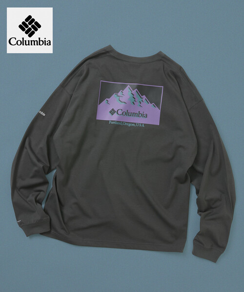 Columbia(コロンビア)の「限定展開 Columbia×FREAK'S STORE 別注 インペリアルパーク バックプリント ロングスリーブTシャツ(Tシャツ/カットソー・メンズ・ブルー系その他/ライトグレー/オフホワイト/その他/ネイビー/ベージュ系その他/グレー/チャコールグレー/ダークグレー/ブラック/ホワイト/ベージュ・SMALL/MEDIUM/LARGE/X-LARGE)」の8枚目の写真