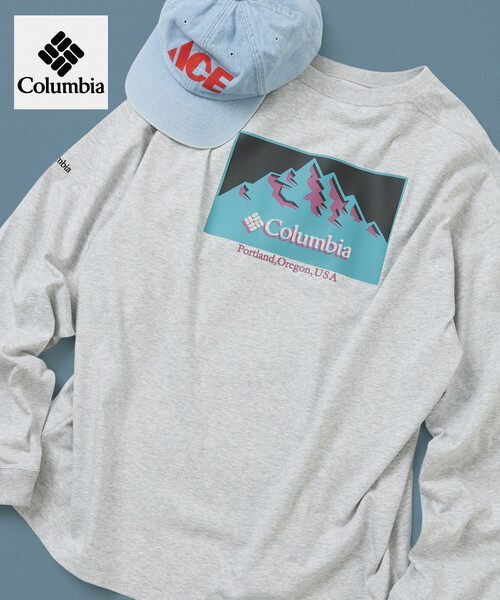 Columbia(コロンビア)の「限定展開 Columbia×FREAK'S STORE 別注 インペリアルパーク バックプリント ロングスリーブTシャツ(Tシャツ/カットソー・メンズ・ブルー系その他/ライトグレー/オフホワイト/その他/ネイビー/ベージュ系その他/グレー/チャコールグレー/ダークグレー/ブラック/ホワイト/ベージュ・SMALL/MEDIUM/LARGE/X-LARGE)」の13枚目の写真