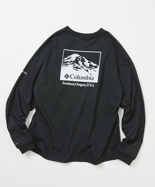 Columbia(コロンビア)の「限定展開 Columbia×FREAK'S STORE 別注 インペリアルパーク バックプリント ロングスリーブTシャツ(Tシャツ/カットソー・メンズ・ブルー系その他/ライトグレー/オフホワイト/その他/ネイビー/ベージュ系その他/グレー/チャコールグレー/ダークグレー/ブラック/ホワイト/ベージュ・SMALL/MEDIUM/LARGE/X-LARGE)」の15枚目の写真