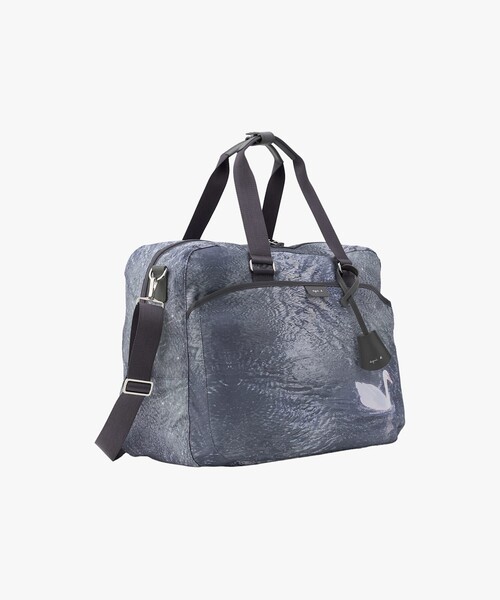 agnes b.（アニエスベー）の「フォトプリント ナイロン 2way ラージ ボストンバッグ "My bag" RAT01R-01（ボストンバッグ・レディース・グリーン・FREE）」の12枚目の写真