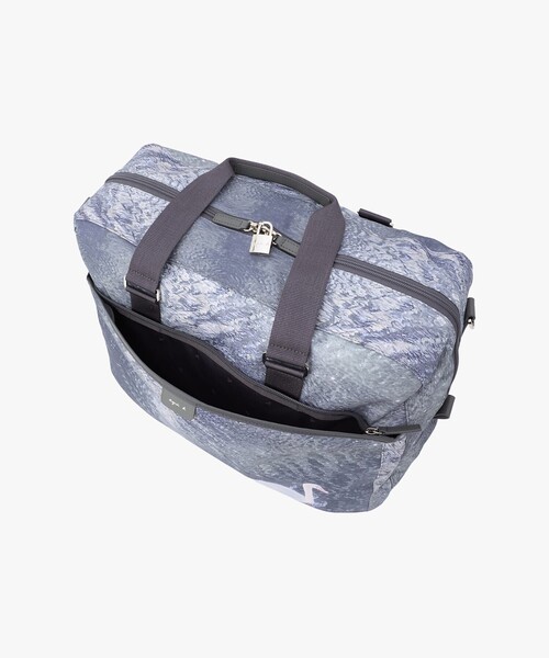 agnes b.（アニエスベー）の「フォトプリント ナイロン 2way ラージ ボストンバッグ "My bag" RAT01R-01（ボストンバッグ・レディース・グリーン・FREE）」の9枚目の写真