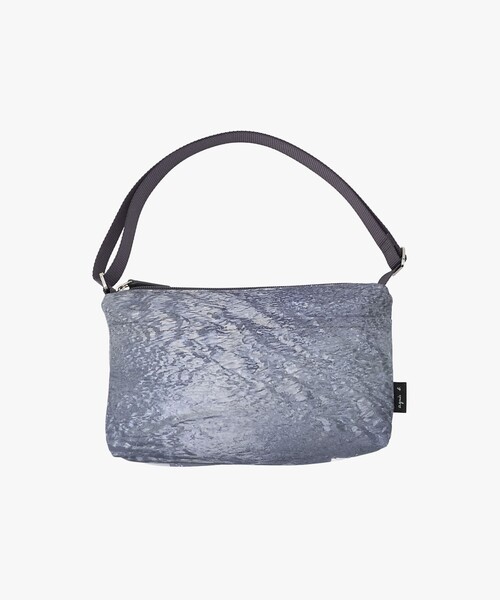 agnes b.（アニエスベー）の「フォトプリント ナイロン 2way ラージ ボストンバッグ "My bag" RAT01R-01（ボストンバッグ・レディース・グリーン・FREE）」の4枚目の写真