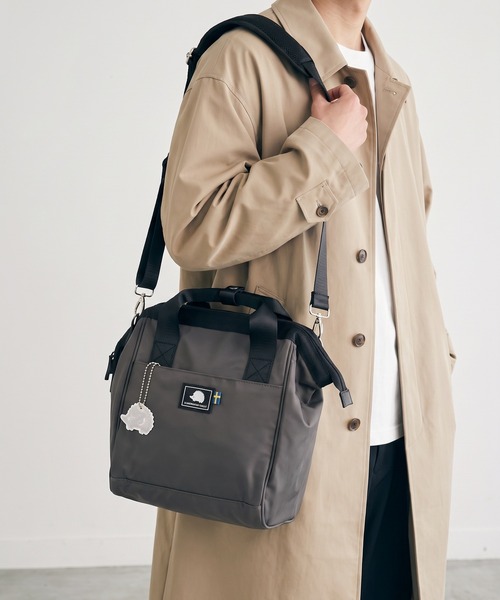 SCANDINAVIAN FOREST(スカンジナビアン・フォレスト)の「SCANDINAVIAN FOREST 撥水がま口ショルダーBAG(ショルダーバッグ・メンズ・チャコール/ブラック/ベージュ/カーキ・FREE)」の16枚目の写真