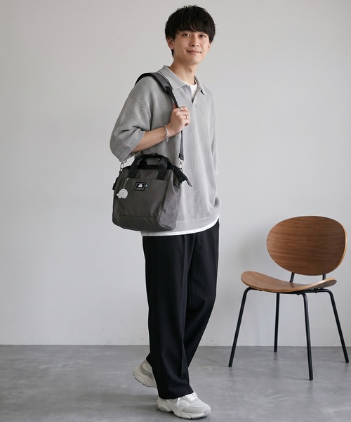 SCANDINAVIAN FOREST(スカンジナビアン・フォレスト)の「SCANDINAVIAN FOREST 撥水がま口ショルダーBAG(ショルダーバッグ・メンズ・チャコール/ブラック/ベージュ/カーキ・FREE)」の18枚目の写真