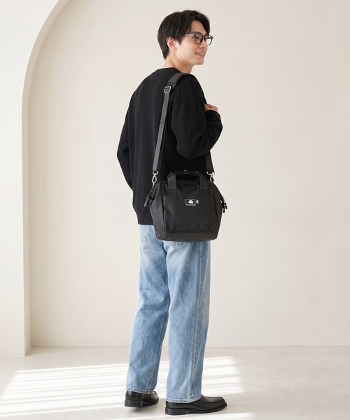 SCANDINAVIAN FOREST(スカンジナビアン・フォレスト)の「SCANDINAVIAN FOREST 撥水がま口ショルダーBAG(ショルダーバッグ・メンズ・チャコール/ブラック/ベージュ/カーキ・FREE)」の9枚目の写真