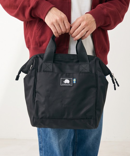 SCANDINAVIAN FOREST(スカンジナビアン・フォレスト)の「SCANDINAVIAN FOREST 撥水がま口ショルダーBAG(ショルダーバッグ・メンズ・チャコール/ブラック/ベージュ/カーキ・FREE)」の5枚目の写真