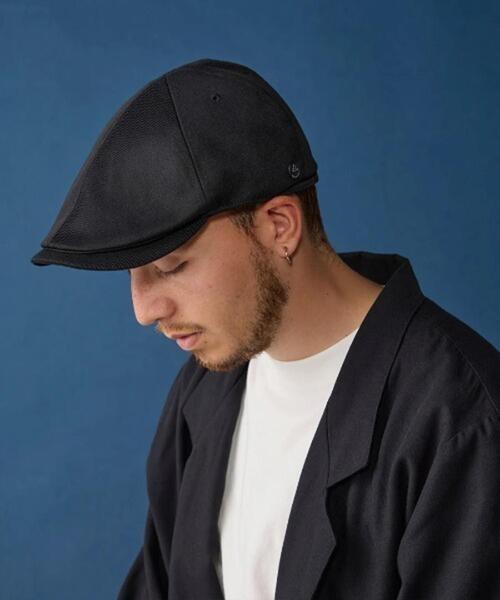 CPH（シーピーエイチ）の「CPH/シーピーエイチ/441TC TWILL HUNTING / BLACK（ハンチング/ベレー帽・メンズ・ブラック・F）」の8枚目の写真