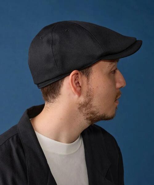 CPH（シーピーエイチ）の「CPH/シーピーエイチ/441TC TWILL HUNTING / BLACK（ハンチング/ベレー帽・メンズ・ブラック・F）」の7枚目の写真