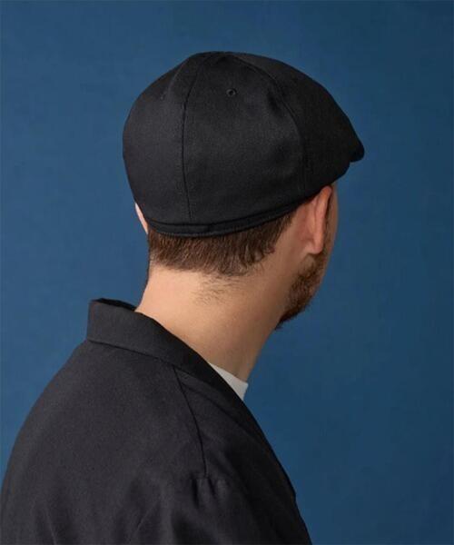 CPH（シーピーエイチ）の「CPH/シーピーエイチ/441TC TWILL HUNTING / BLACK（ハンチング/ベレー帽・メンズ・ブラック・F）」の6枚目の写真