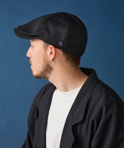 CPH（シーピーエイチ）の「CPH/シーピーエイチ/441TC TWILL HUNTING / BLACK（ハンチング/ベレー帽・メンズ・ブラック・F）」の14枚目の写真