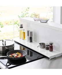 tower（タワー）の「奥行伸縮排気口カバー タワー 75cmコンロ用（キッチン収納）」