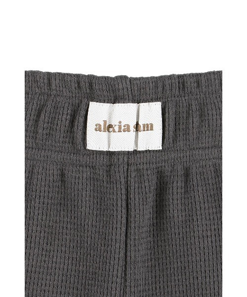 ALEXIA STAM(アリシアスタン)の「Waffle Shorts /ワッフルショートパンツ(その他パンツ・レディース・ホワイト/チャコールグレー/グレー・M/S)」の4枚目の写真