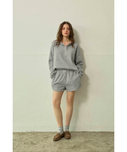 ALEXIA STAM(アリシアスタン)の「Waffle Shorts /ワッフルショートパンツ(その他パンツ・レディース・ホワイト/チャコールグレー/グレー・M/S)」の20枚目の写真