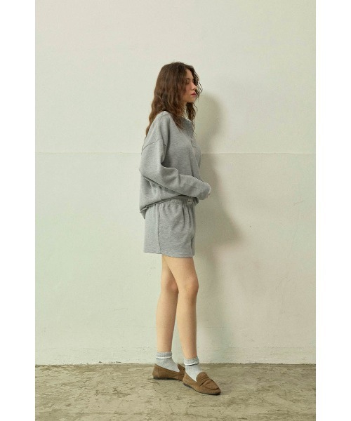 ALEXIA STAM(アリシアスタン)の「Waffle Shorts /ワッフルショートパンツ(その他パンツ・レディース・ホワイト/チャコールグレー/グレー・M/S)」の21枚目の写真