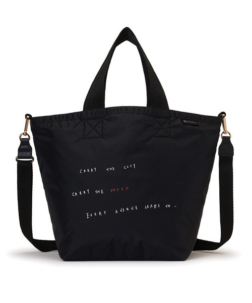 LeSportsac(レスポートサック)の「IN MIND SMALL TOTE ミッドナイトスクリプト(トートバッグ・レディース・ブラック・FREE)」の4枚目の写真