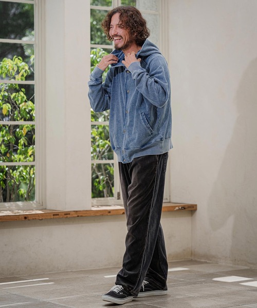 CAMBIO（カンビオ）の「mp15391-Cut Velour Corduroy Easy Pants イージーパンツ(PF-262-013)（その他パンツ・メンズ・グレー/ブラック・L/M）」の12枚目の写真