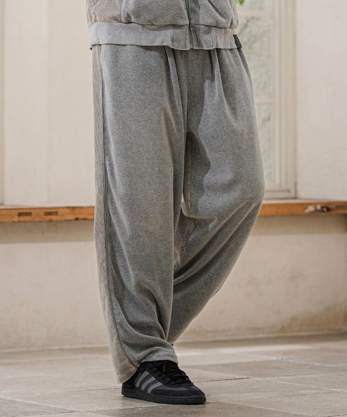 CAMBIO（カンビオ）の「mp15391-Cut Velour Corduroy Easy Pants イージーパンツ(PF-262-013)（その他パンツ・メンズ・グレー/ブラック・L/M）」の18枚目の写真