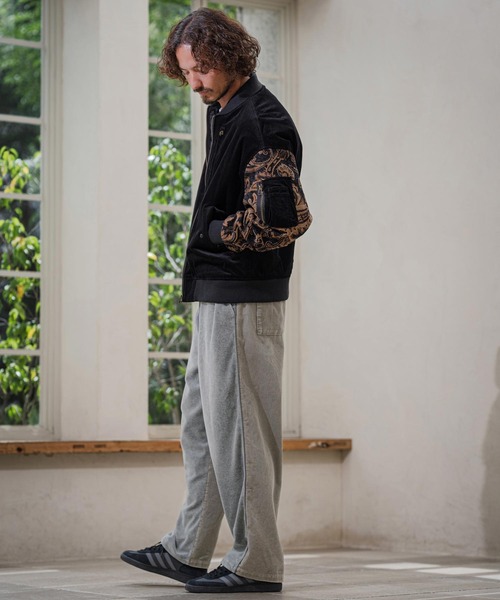 CAMBIO（カンビオ）の「mp15391-Cut Velour Corduroy Easy Pants イージーパンツ(PF-262-013)（その他パンツ・メンズ・グレー/ブラック・L/M）」の19枚目の写真
