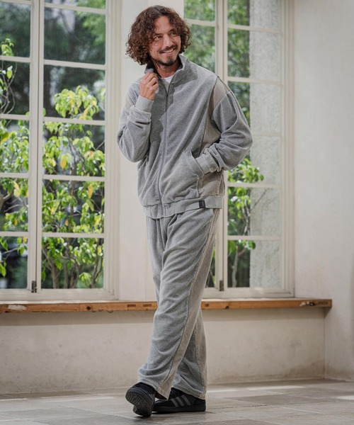 CAMBIO（カンビオ）の「mp15391-Cut Velour Corduroy Easy Pants イージーパンツ(PF-262-013)（その他パンツ・メンズ・グレー/ブラック・L/M）」の21枚目の写真
